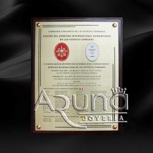 Placas conmemorativas